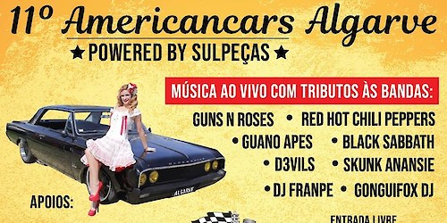 Americancars Algarve - os carros musculados e a sensualidade das pin-ups voltam a Faro