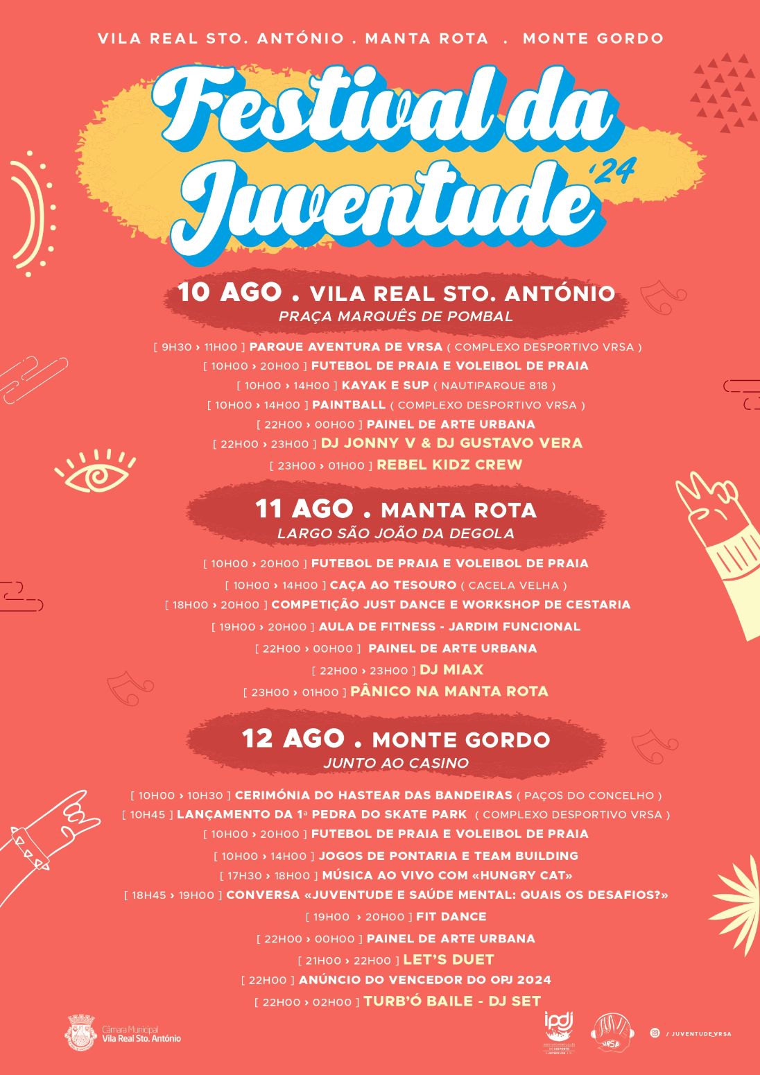 Festival da Juventude regressa a VRSA com três dias dedicados aos mais novos