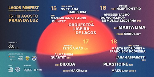 LAGOSMMFEST'24: Festival de Música Moderna chega à Praia da Luz de 15 a 18 de agosto