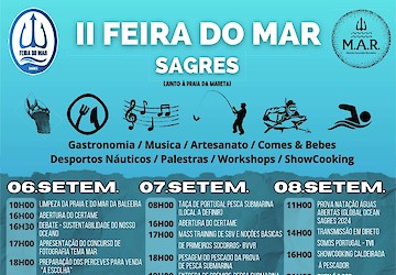 ll Feira do Mar em Sagres nos dias 6, 7 e 8 de Setembro