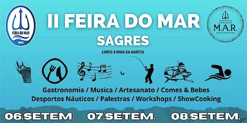 ll Feira do Mar em Sagres nos dias 6, 7 e 8 de Setembro