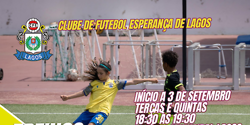 Clube de Futebol Esperança de Lagos promove treinos de Futebol Feminino