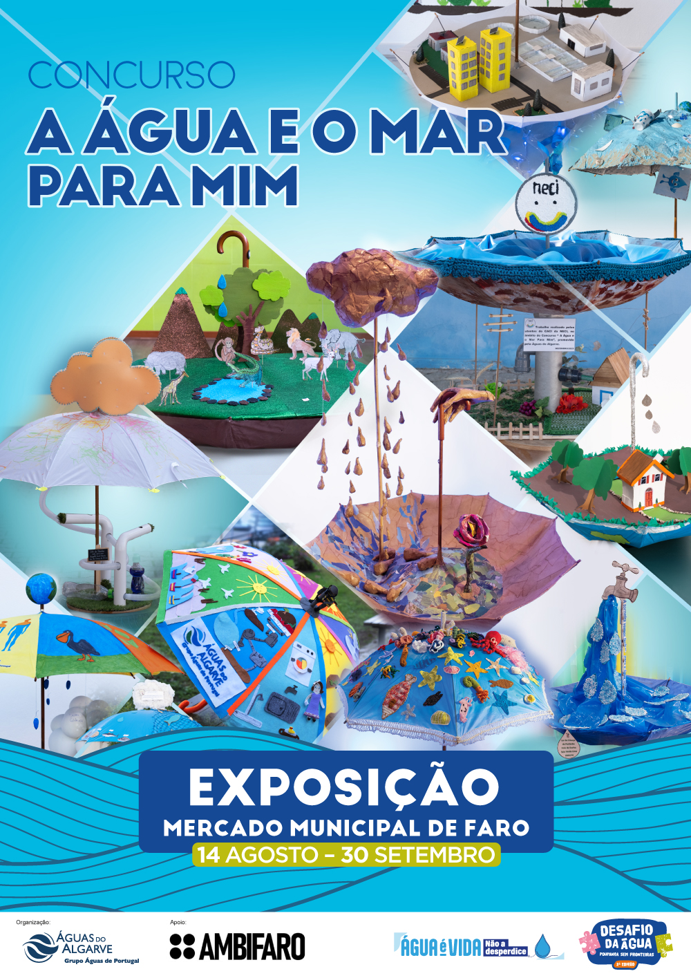 “A Água e o Mar Para Mim” em exposição no Mercado Municipal de Faro