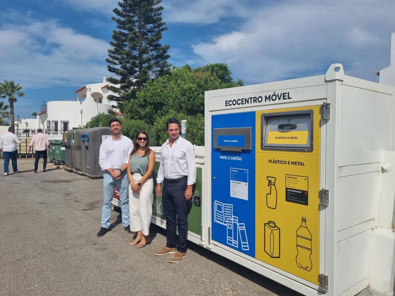 Município de Albufeira instala ecocentros móveis com vista a melhorar a recolha e reciclagem de resíduos