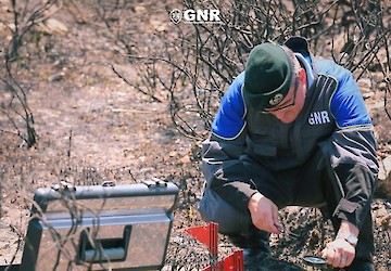 GNR | Sete detenções por crime de incêndio florestal entre 14 e 17 de setembro