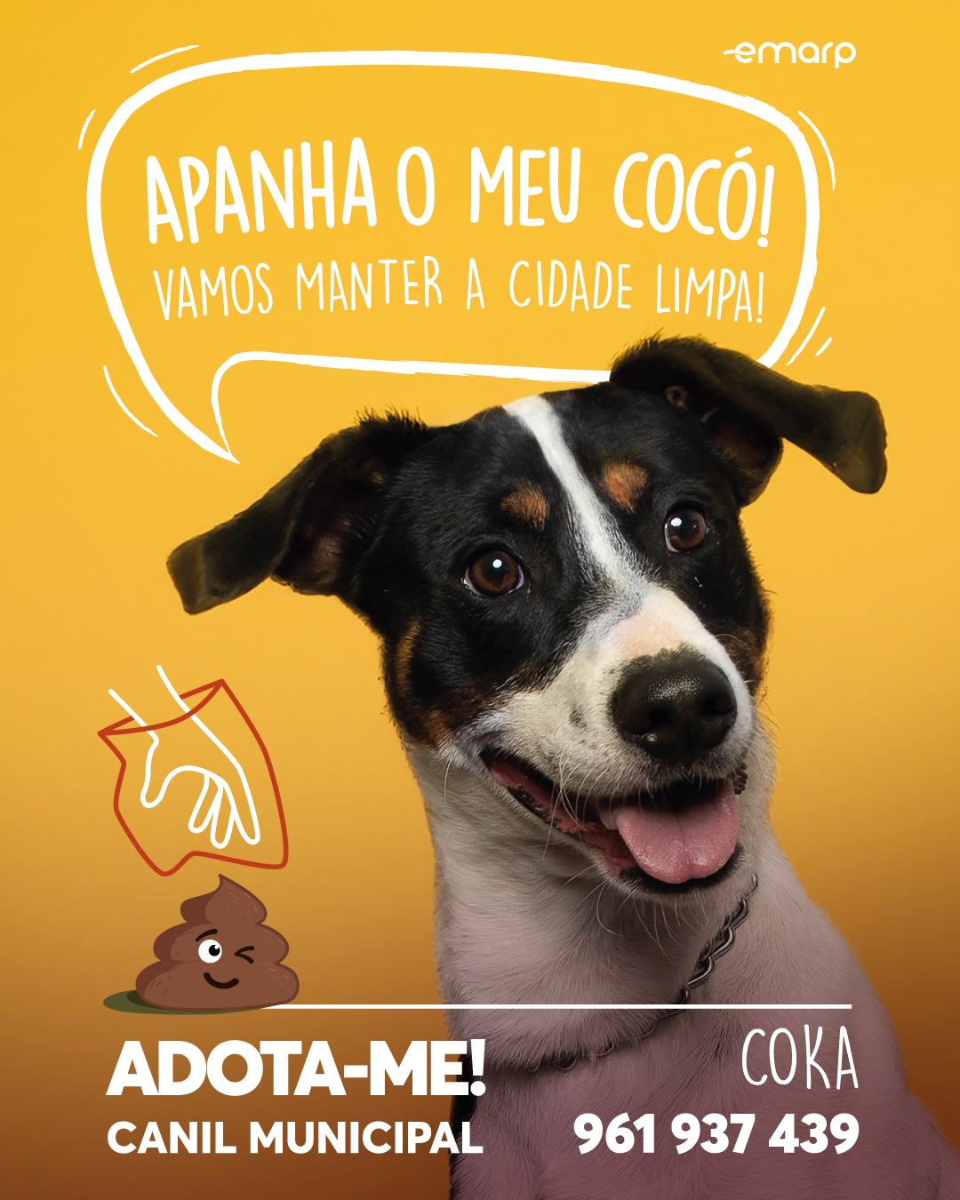 “Seja Cãosciente”-  EMARP Celebra o Dia Mundial do Animal com campanha de sensibilização para a recolha de dejetos caninos e adoção responsável