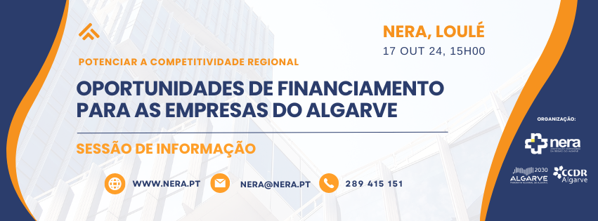 Nera e CCDR Algarve promovem sessão de informação para «potenciar a competitividade regional»