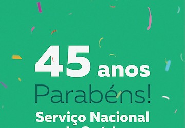 “Saudação ao 45.º Aniversário do Sistema Nacional de Saúde”