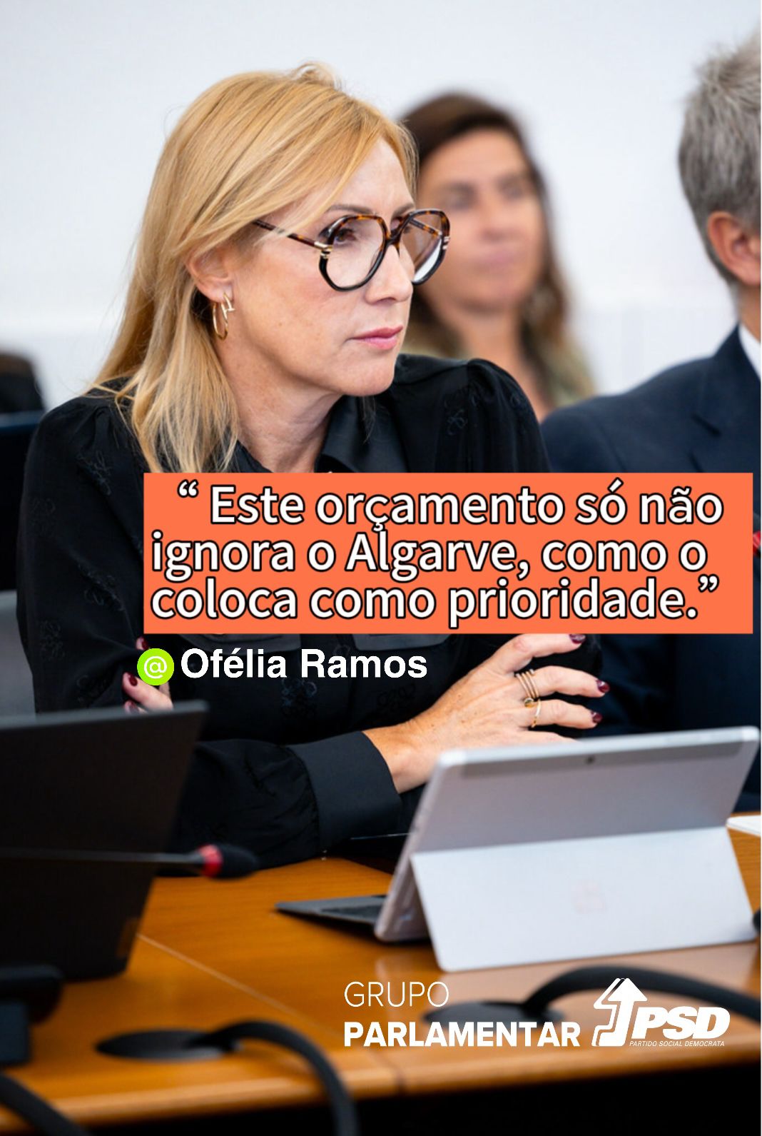 PSD : Ofélia Ramos “ Orçamento não ignora o Algarve, faz da região prioridade.”