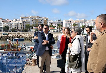 Lagos recebeu a visita da Secretária de Estado das Pescas