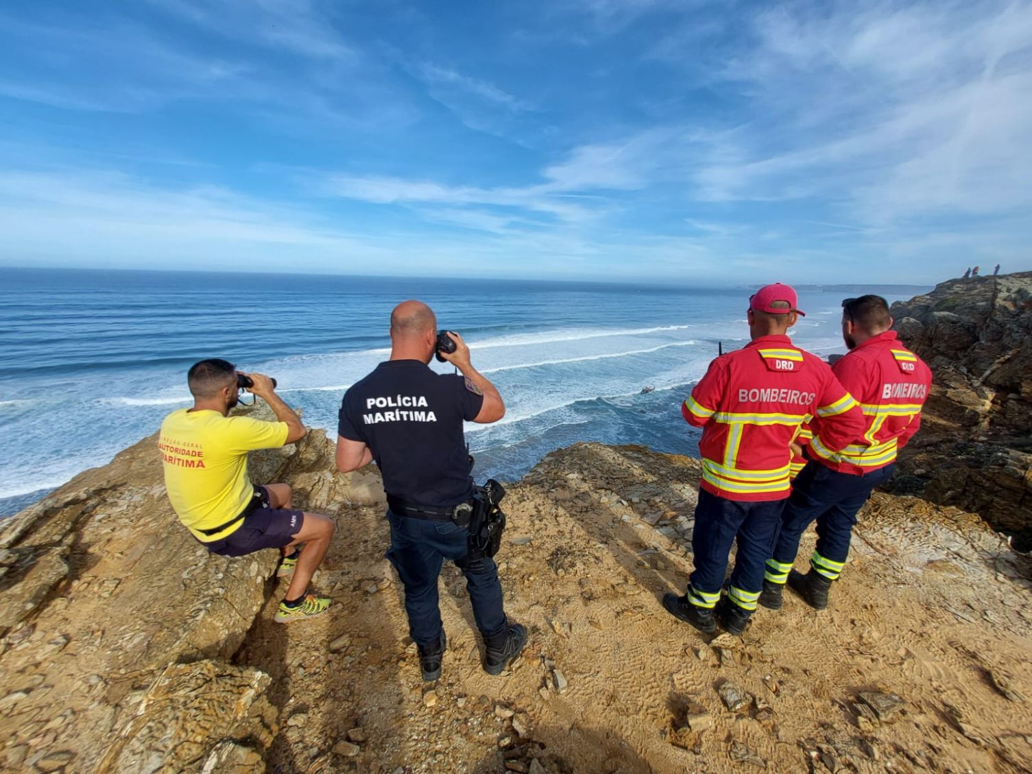 Interrompidas buscas por pescador lúdico desaparecido na praia da Bordeira em Aljezur