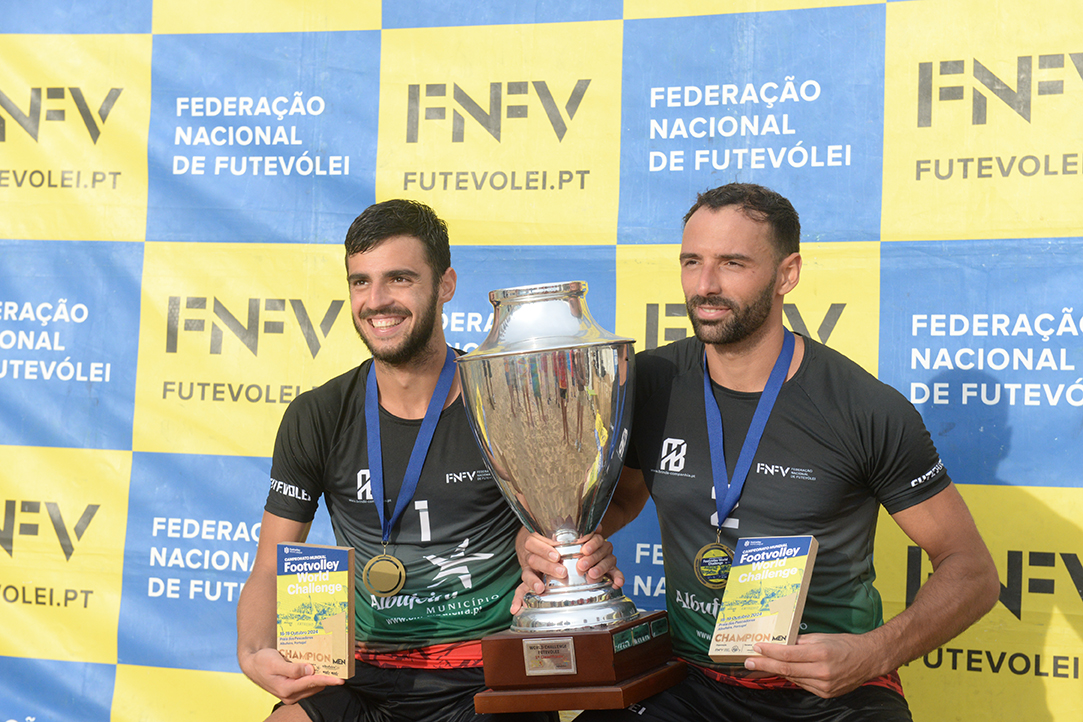 Portugal e Espanha vencem Footvolley World Challenge Albufeira 2024