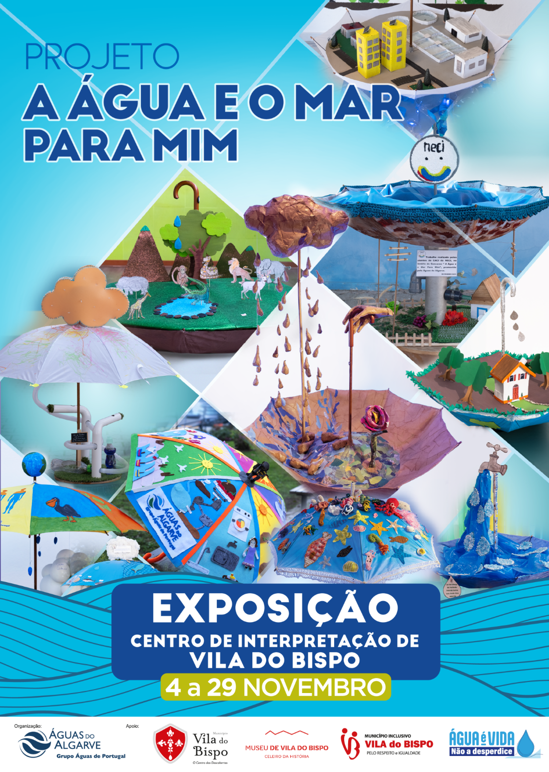 Exposição "A Água e o Mar em Mim" no Centro de Interpretação de Vila do Bispo