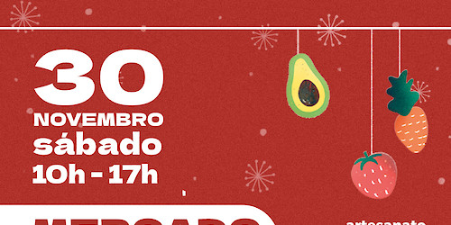 Mercado de Natal da Mercearia Bio em Lagos