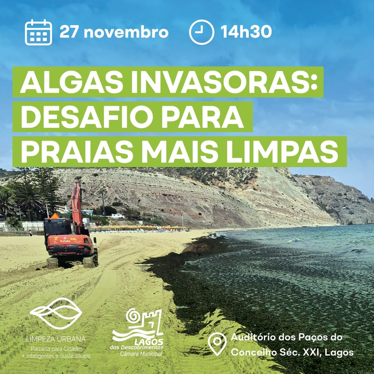 ALU e Município de Lagos promovem debate sobre o impacto de algas invasoras nas praias portuguesas