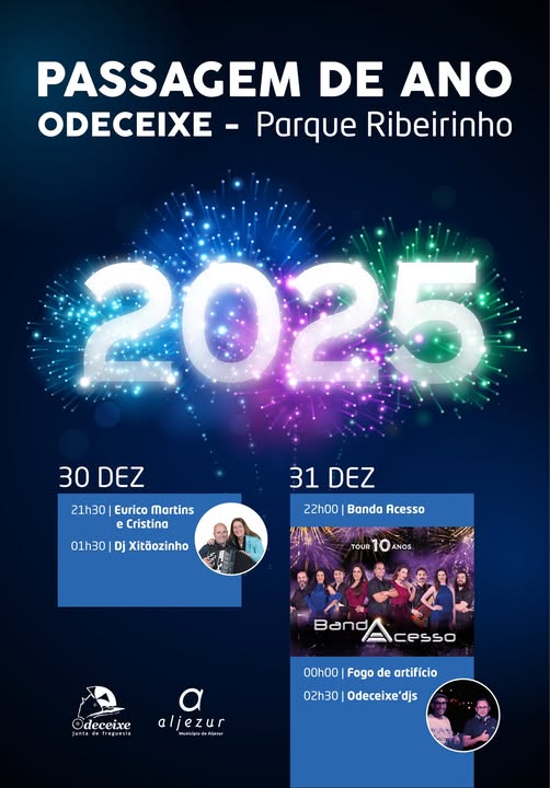 Passagem de Ano 2024/2025 em Odeceixe