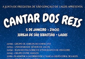 Cantar dos Reis da Freguesia de São Gonçalo de Lagos na Igreja de S. Sebastião