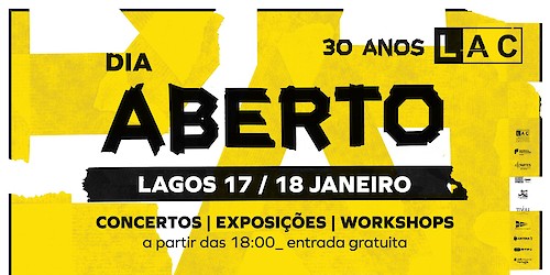 O LAC Dia Aberto está de regresso, para a sua 22ª edição e celebração de 30 anos de Associação, nos dias 17 e 18 de janeiro, em Lagos