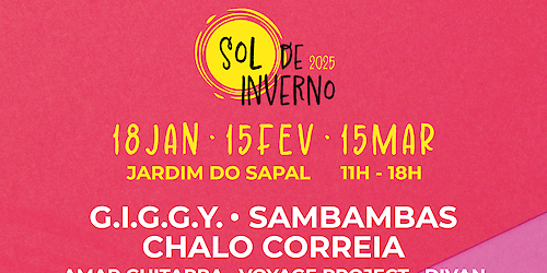 Festival Sol de Inverno - Vem aí o Festival de Inverno do Algarve e começa já em Janeiro!