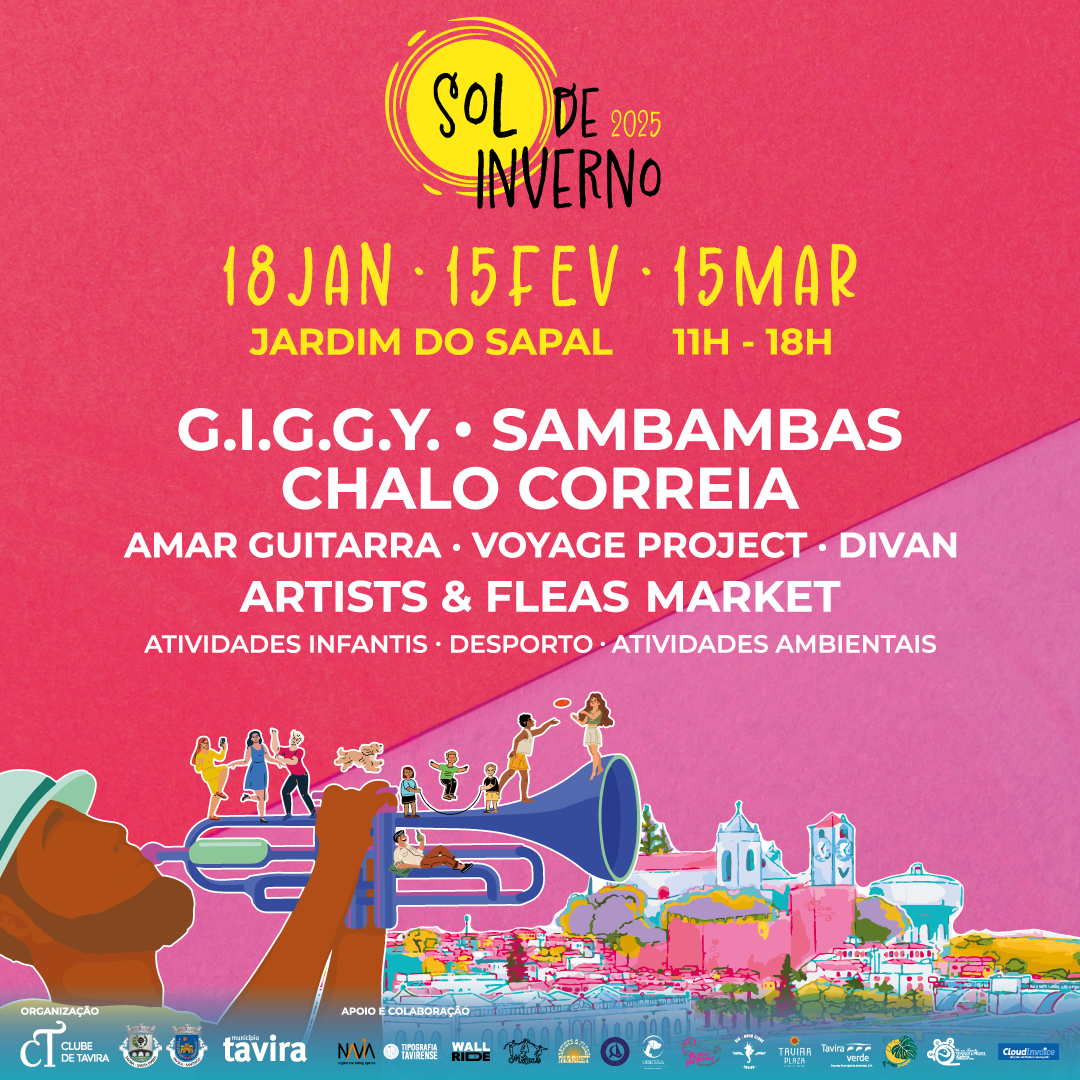 Festival Sol de Inverno - Vem aí o Festival de Inverno do Algarve e começa já em Janeiro!