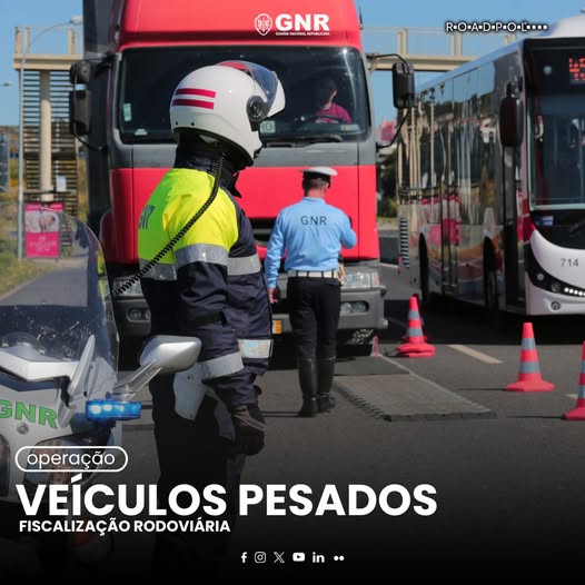 Operação “RoadPol – Veículos pesados de mercadorias e passageiros”