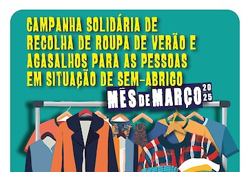 Lagos promove campanha solidária de recolha de roupa de verão e agasalhos para pessoas em situação de sem-abrigo