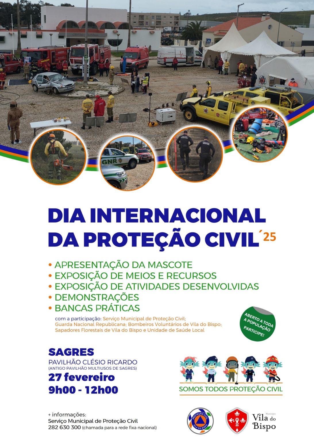 Comemoração do Dia Internacional da Proteção Civil