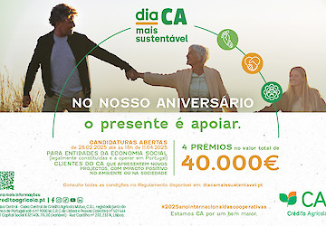 Crédito Agrícola lança a 5ª edição da campanha DIA CA Mais Sustentável para celebrar aniversário