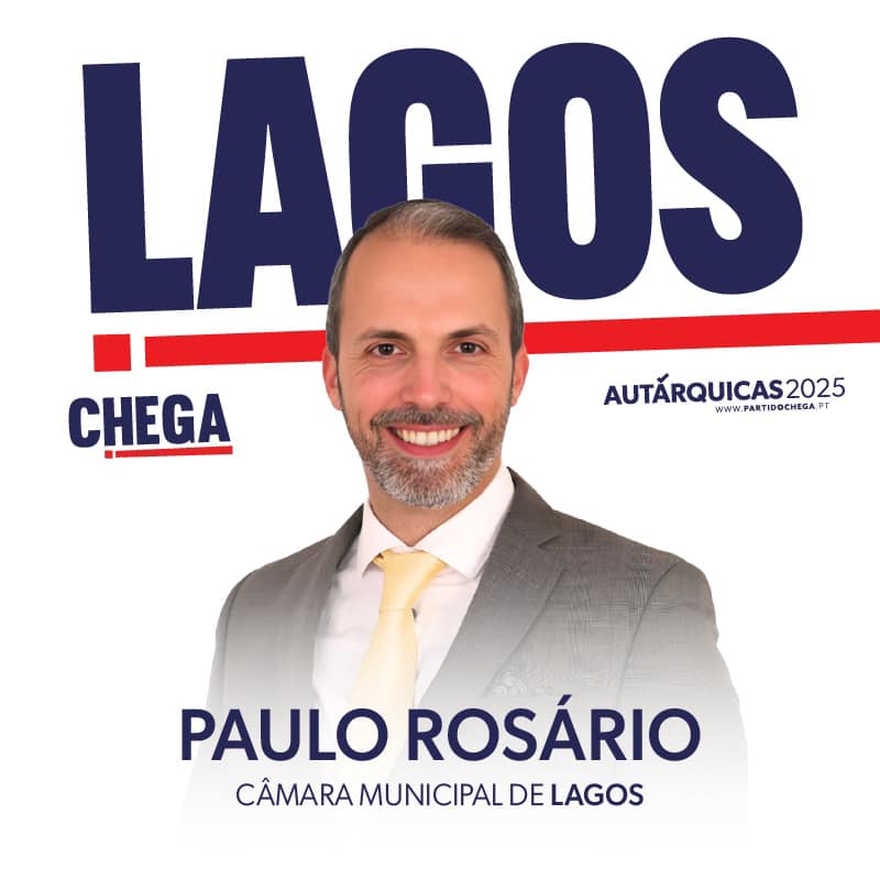 Paulo Rosário é o candidato do CHEGA à Câmara Municipal de Lagos