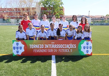 A Seleção do Algarve de Futebol Feminino Sub14 vence contra a equipa de Setúbal