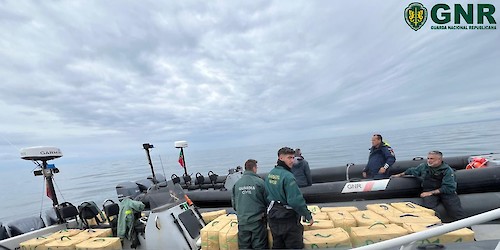 Rio Guadiana - GNR apreende 1,7 toneladas de haxixe em operação conjunta com a Guardia Civil