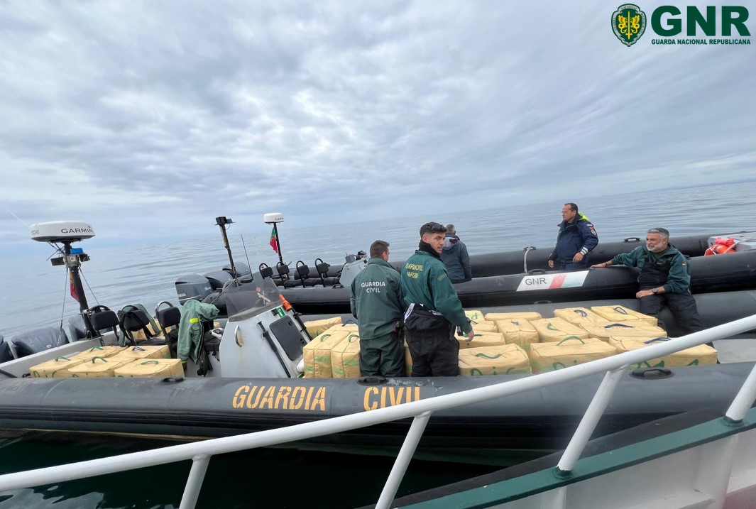 Rio Guadiana - GNR apreende 1,7 toneladas de haxixe em operação conjunta com a Guardia Civil