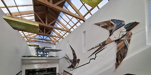 Forum Algarve inaugura escultura de grandes dimensões da autoria de Miguel Martins