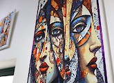 Exposição "DIAMANTES NA PINTURA" em exibição na EMARP durante o mês de maio