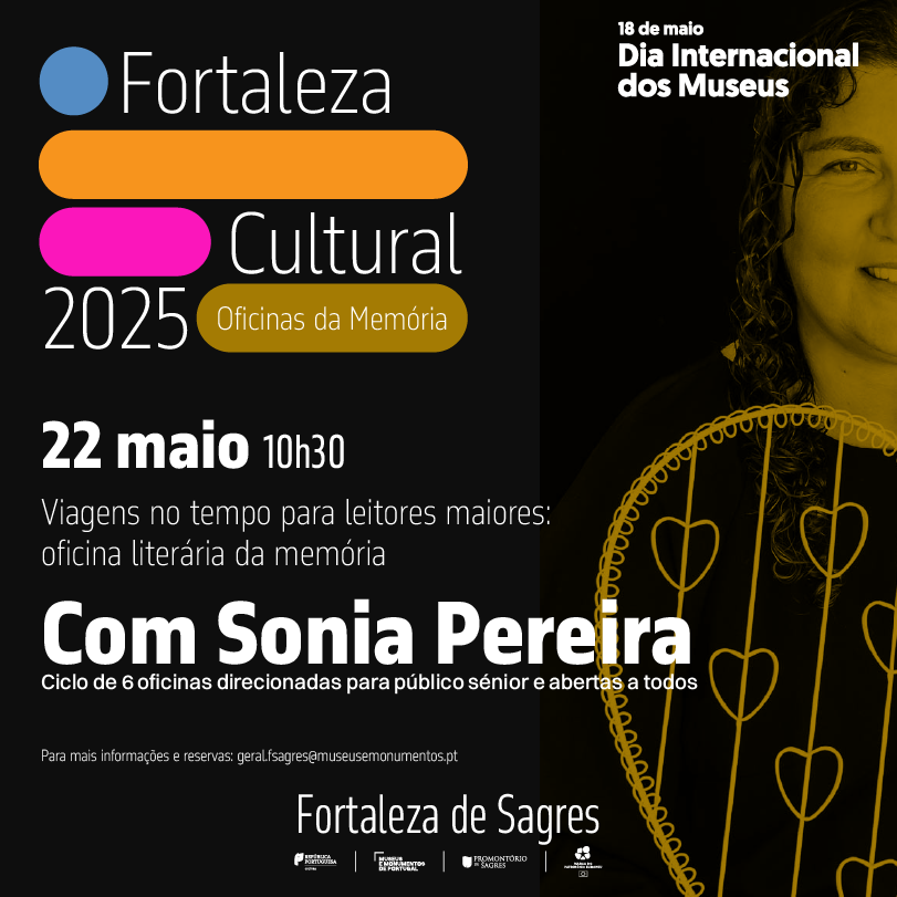 Fortaleza de Sagres recebe "Viagens no tempo para leitores maiores: oficina literária da memória"