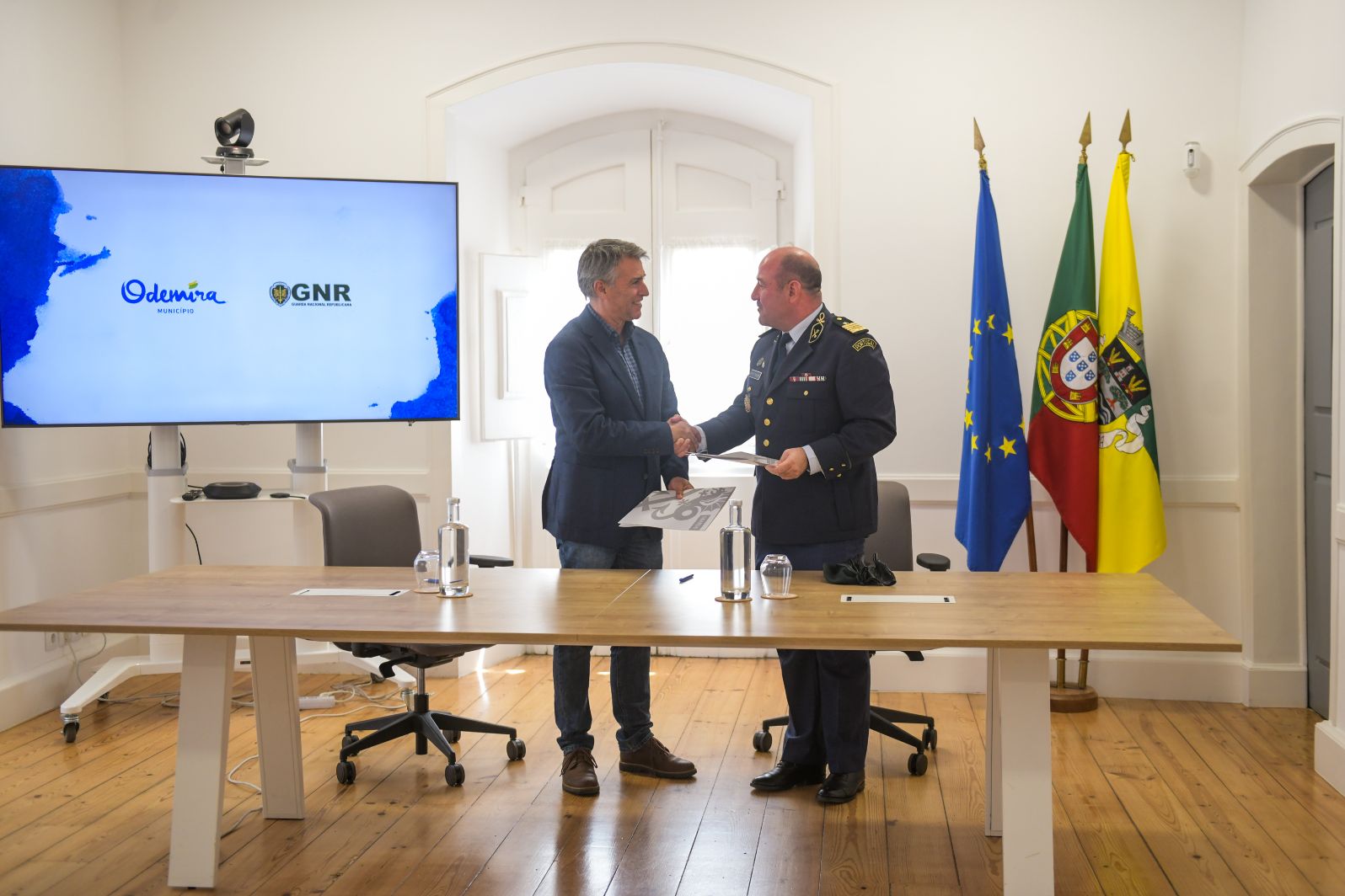Município de Odemira e GNR celebram contrato de comodato para alojamento de militares