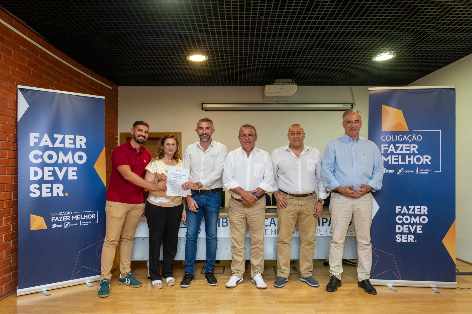 PSD, CDS-PP e Iniciativa Liberal formalizam coligação "Fazer Melhor" para as próximas eleições autárquicas em Loulé