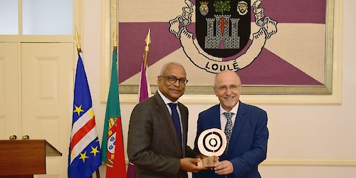 Presidente da República de Cabo Verde recebido calorosamente em Loulé