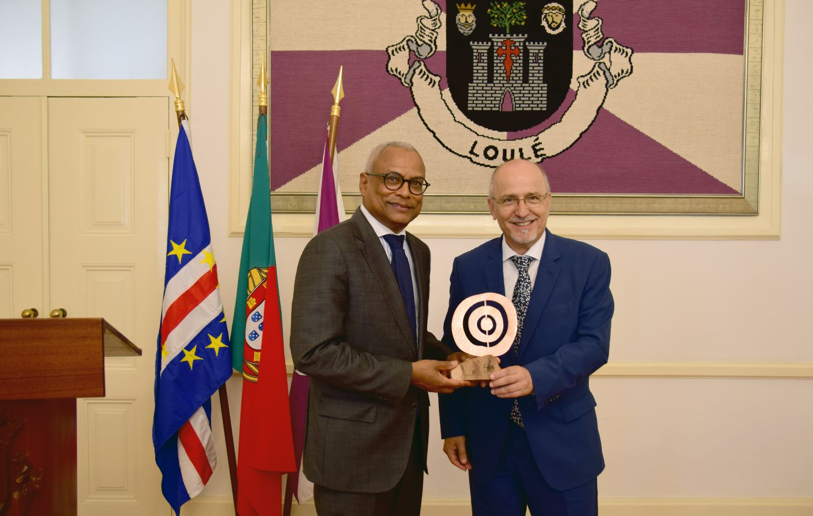 Presidente da República de Cabo Verde recebido calorosamente em Loulé