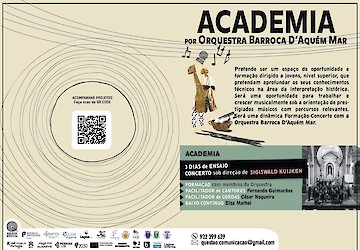 A Academia Barroca D’Aquém Mar abre as portas a jovens músicos