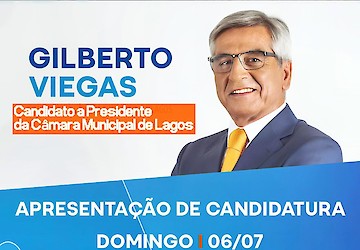 Gilberto Viegas é candidato da AD à Câmara Municipal de Lagos