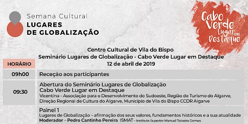 Seminário Lugares de Globalização no Centro Cultural de Vila do Bispo