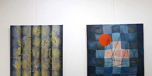 Exposição "O TRIUNFO DAS CORES" em exibição na EMARP durante o mês de julho