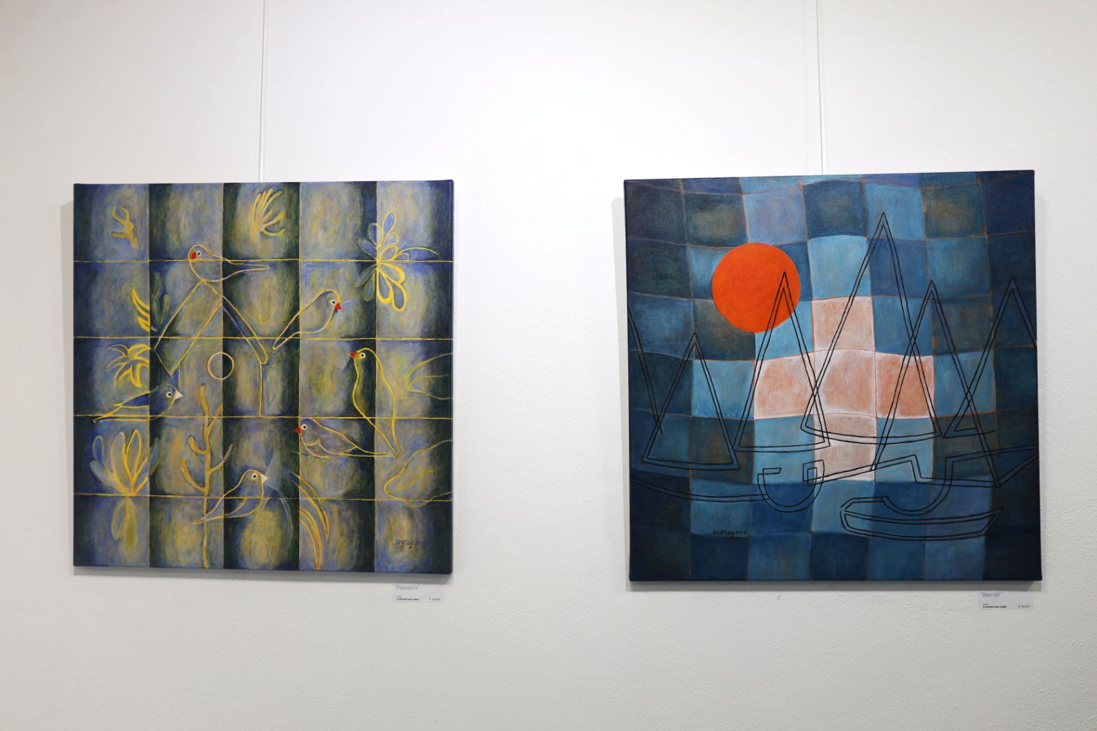 Exposição "O TRIUNFO DAS CORES" em exibição na EMARP durante o mês de julho