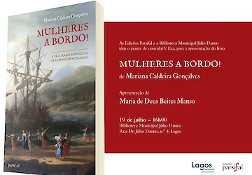 Mariana Caldeira Gonçalves apresenta "Mulheres a Bordo - A face desconhecida da Expansão Portuguesa" na Biblioteca Municipal Júlio Dantas