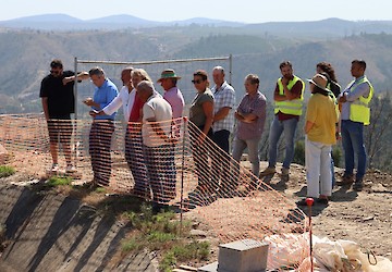 Reunião de trabalho sobre a obra do “Sifão da Baiona”