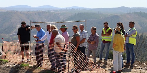 Reunião de trabalho sobre a obra do “Sifão da Baiona”