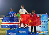 Atletismo: Medalha de Ouro para Guilherme Gavina do CRCD Luzense no Lançamento do Peso, nos Jogos da CPLP, em Timor Leste
