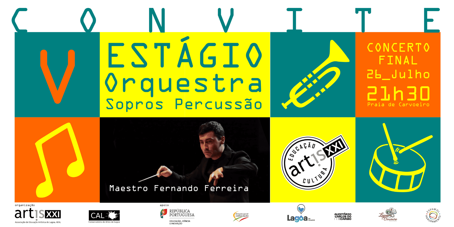 Concerto Final – V Estágio de Orquestra de Sopros e Percussão de Lagoa