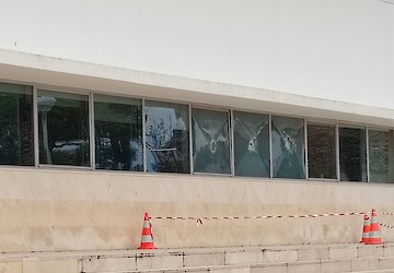 Segurança: Onda de montras partidas em Lagos incluindo a Câmara Municipal